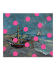 Fishing Boats With Pink Circles - Oleksandr Balbyshev Oleksandr Balbyshev